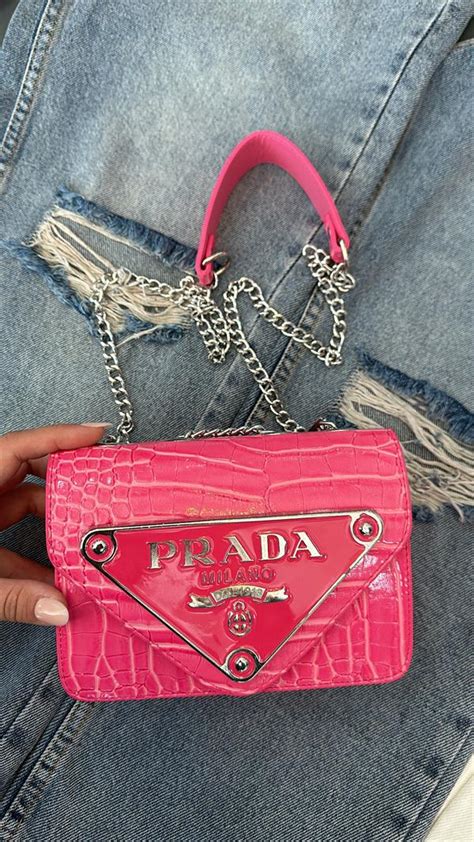 prada çanta pembe